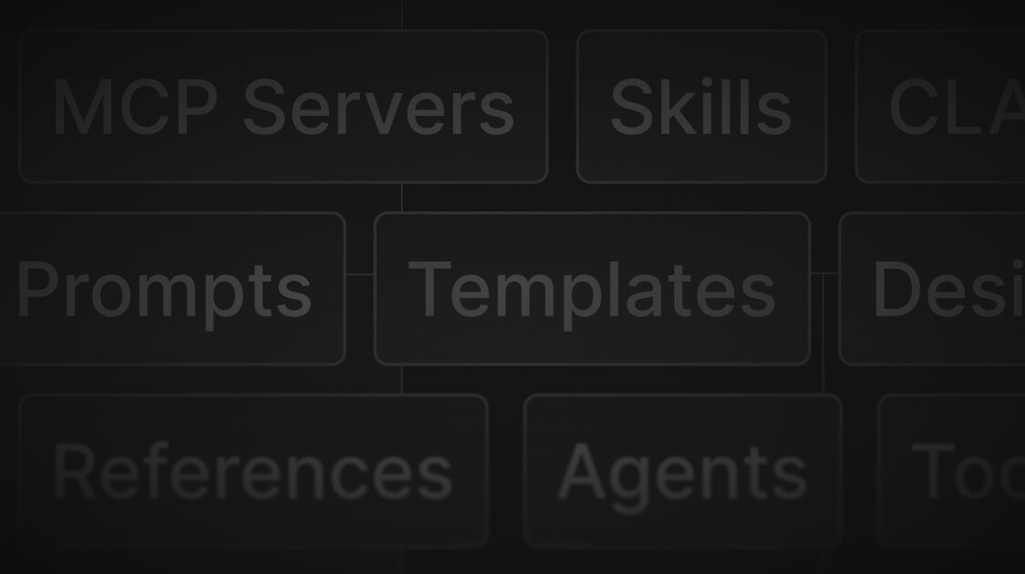 Inside the AI for Designers guide: MCP servers, skills, a CLAUDE.md, prompts, templates, agents, references and tools for designing with AI.