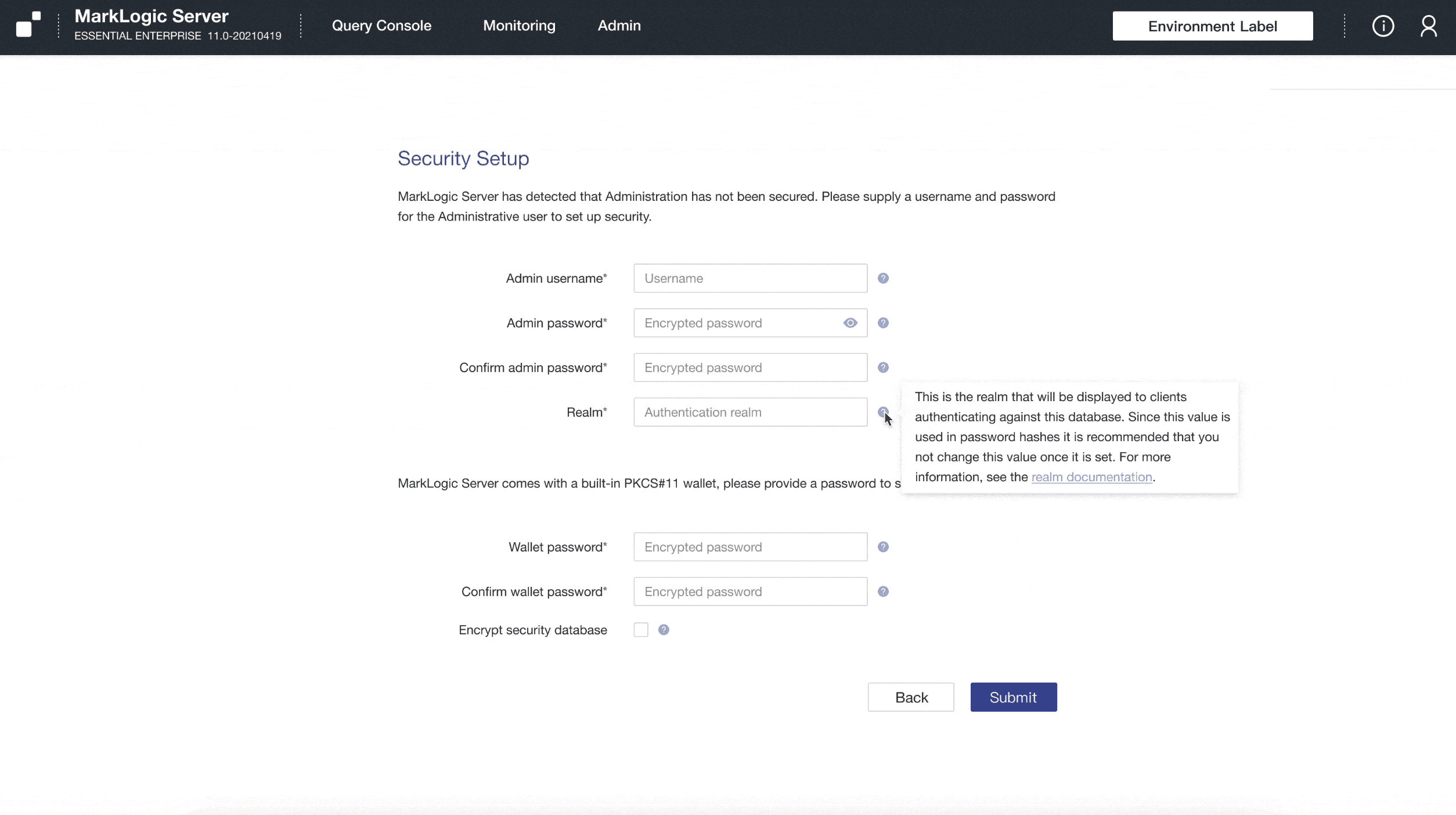 Database Dashboard Redesign - Redesigned screens