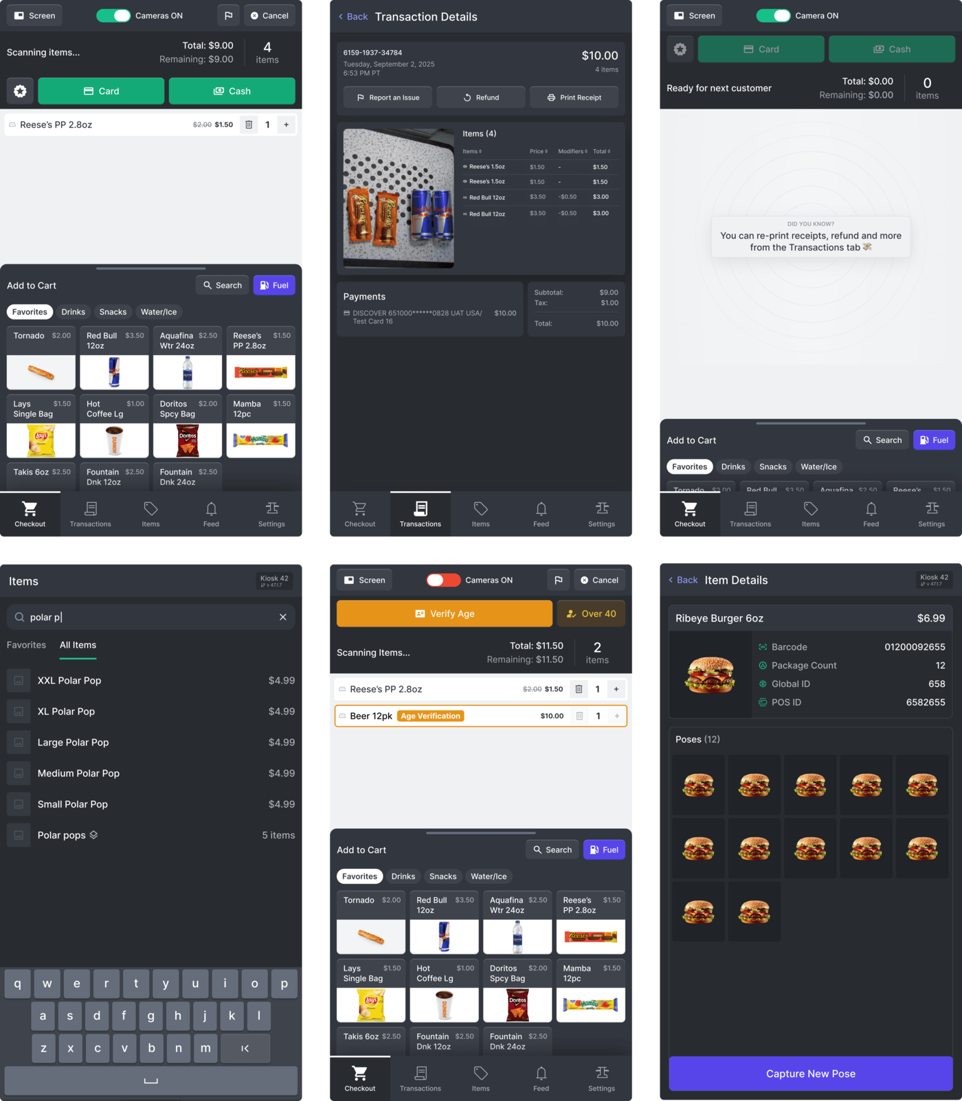 Cashier UI - Launching v1