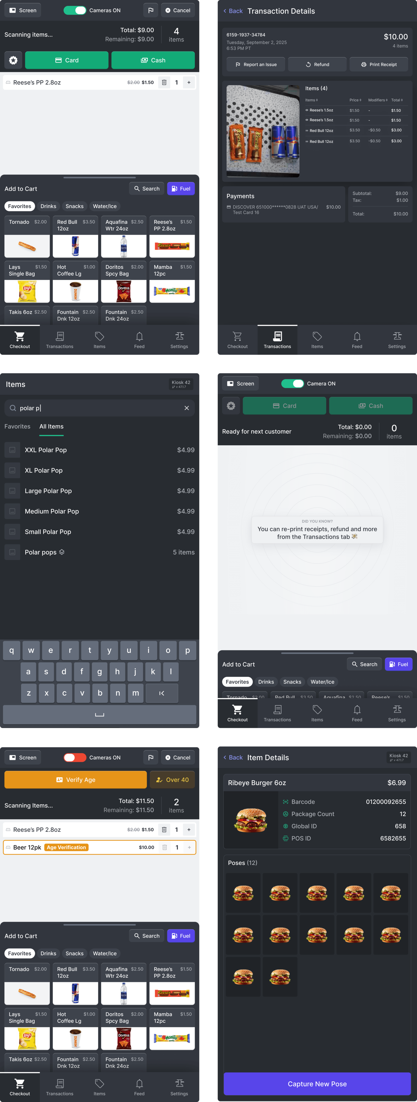 Cashier UI - Launching v1