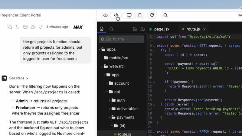I Built a Full-Stack Freelancer Portal in One Afternoon Using Anything - Backend Functions: Where the Secret Stuff Lives