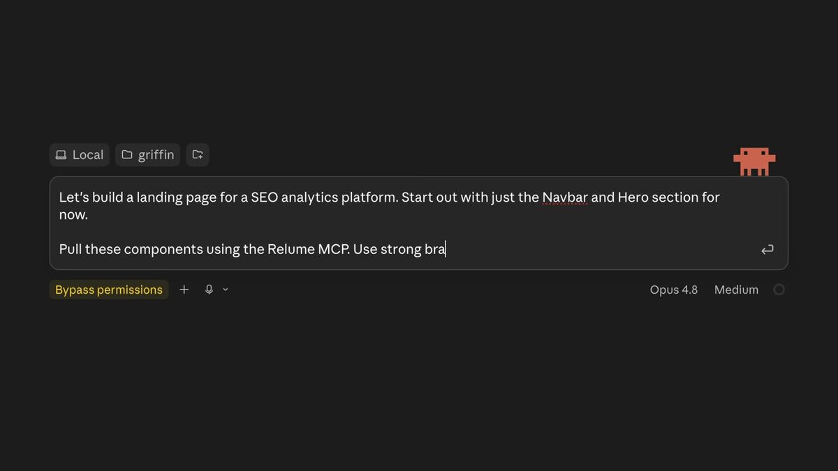 Relume Library MCP: Give Claude 1,000+ Real Web Components - Why it pairs with Mobbin