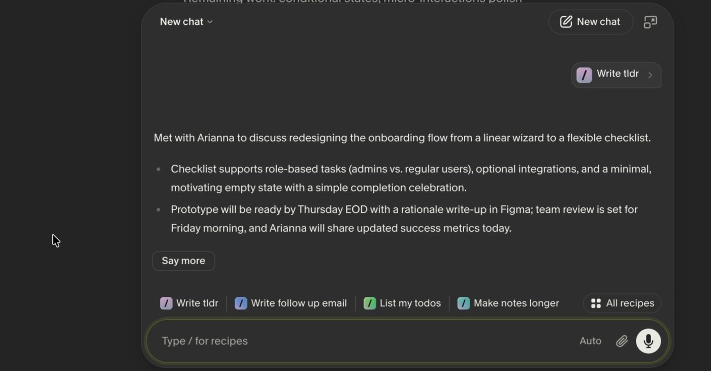 The AI Notepad Changing How I Work: Granola - Recipes