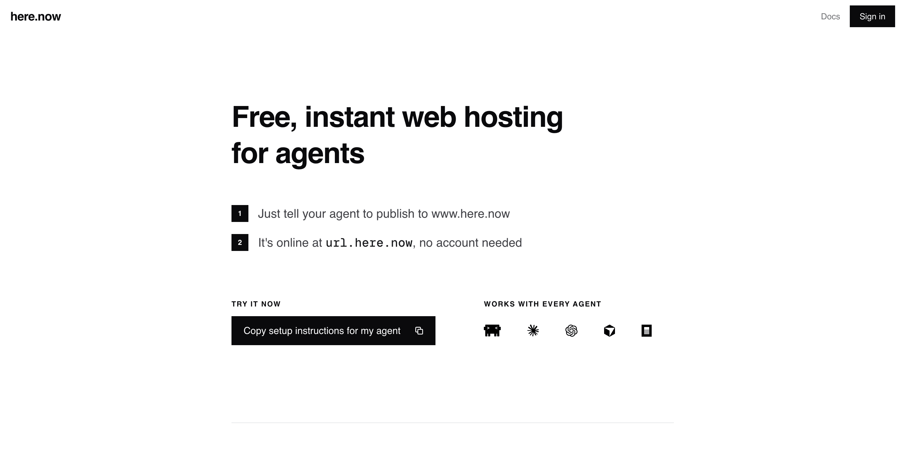 Web Hosting for AI Agents (Instant + Free) - The gap no one talks about