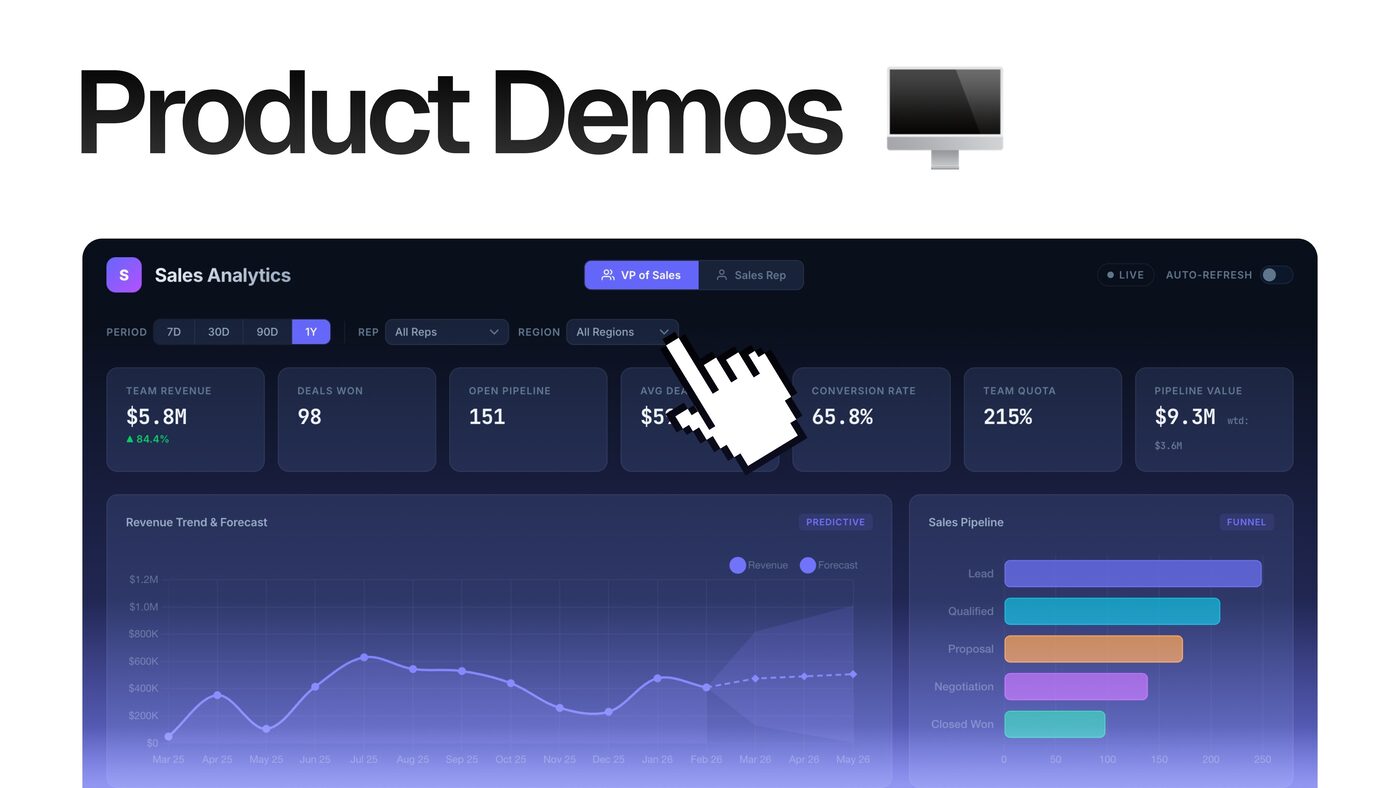 Thumbnail for Product Demos — The Missing Piece of Your Marketing Strategy