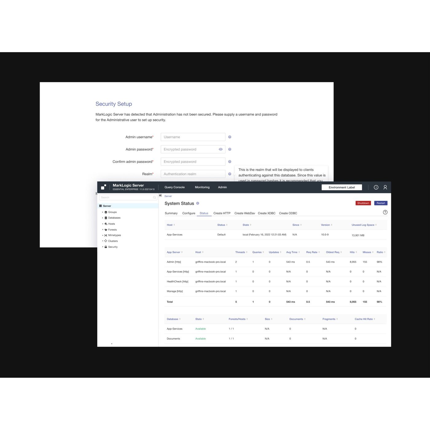 Database Dashboard Redesign