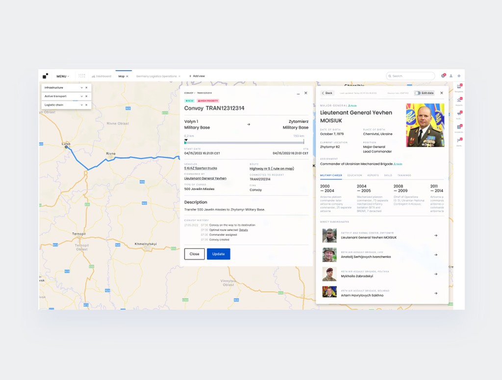 MarkLogic BB8 - Geospatial logistics app